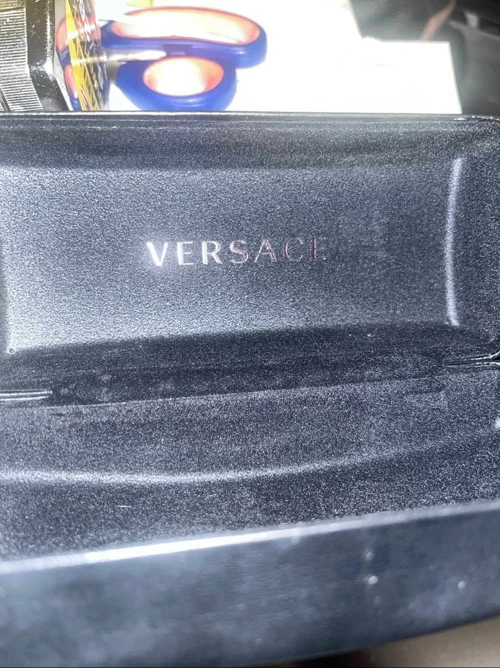 Versace Black Hard VR/AR Accessory Case with Gold Logo
